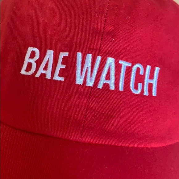 David & Young red Bae Watch baseball cap New with tag - Picture 2 of 8